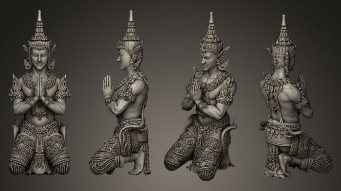 Indian sculptures (STKI_0008) 3D model for CNC machine